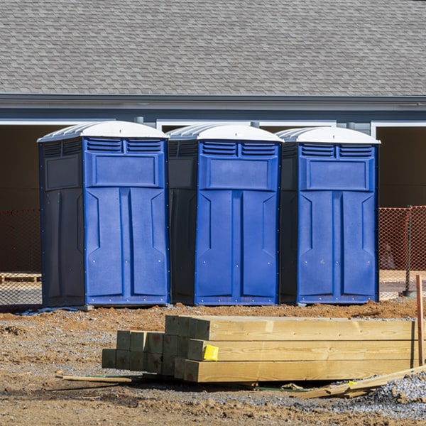 what is the maximum capacity for a single porta potty in Albany